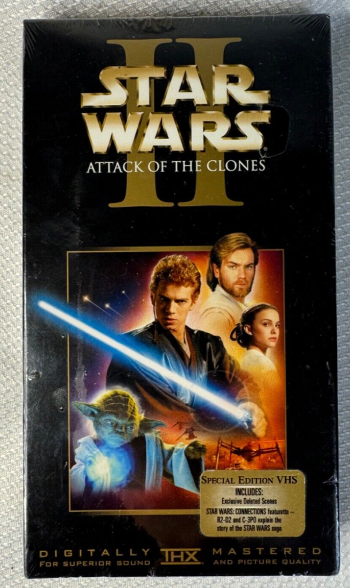 Star Wars Episode II: Attack of the Clones (VHS, 2002, Special Edition)  Sealed 24543055365 | eBay