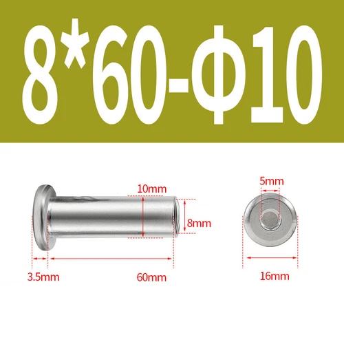 M2 - M10 Sleeve Nuts A2 304 Stainless Flat Head Socket Cap Nut Furniture Joint - Picture 122 of 136