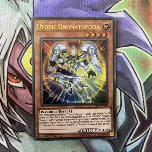 DUPOEN009 Utopic Onomatopoeia Ultra Rare 1st Edition NM Yugioh Card eBay