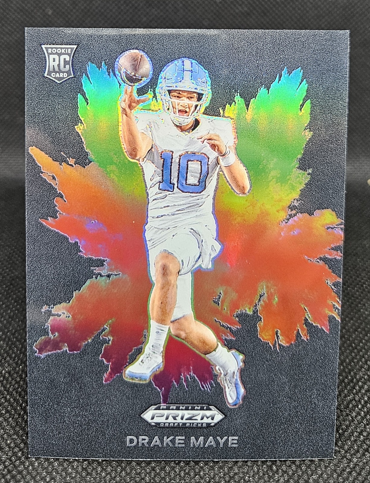 2024 Prizm Draft Picks Drake Maye Color Blast RC #CB4 Case Hit Patriots Rookie