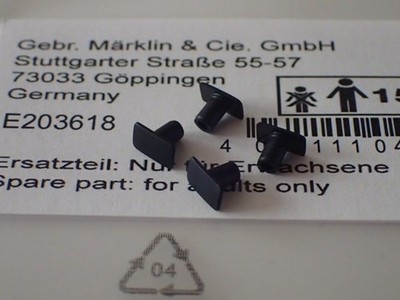 Märklin Lokomotive Puffer Set 4st schwarz BR 146 185 Traxx e 203618