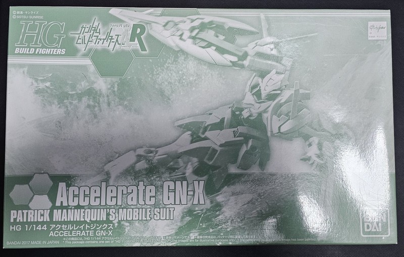 BANDAI - HGBF 1/144 Accelerate GN-X Gundam Build Fighters Model Kit - USA