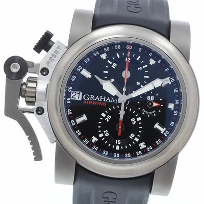 Graham Chronofighter Oversize Automatik Herrenuhr A+ Zustand aus Japan