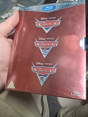 CARS 1-3 Movie Collection [Blu-ray Box Set] Complete Trilogy Disney Pixar 1 2 3