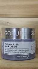 New Sealed Go Pure Tighten Lift Neck Firming Cream 1.7 Oz 50ml Exp. 9/2028