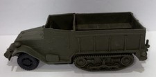 Marx BATTLEGROUND Vintage 1960 s Green Half-Track