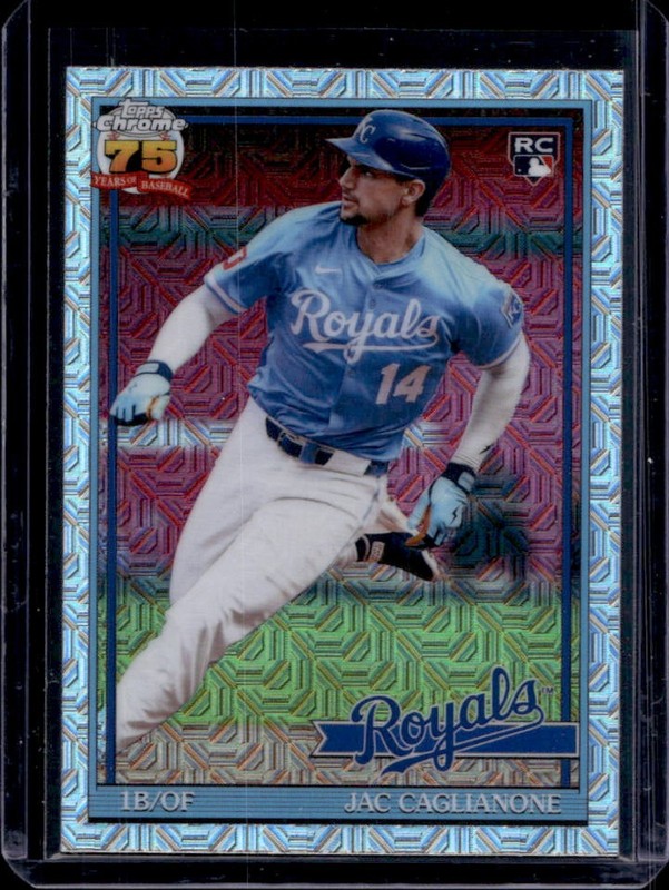 2026 Topps Jac Caglianone 1991 Chrome Silver Pack RC Mojo Refractor #91C2-24