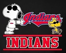 (3) Cleveland Indians Peanuts Kids Waterproof Vinyl Stickers 3x2.5 Car Decals