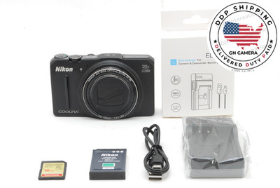 Sample Shot   [TOP MINT] Nikon COOLPIX S9700 Black 16MP Digital Camera JAPAN