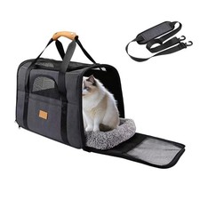 Foldable Cat Transport Bag, Cat Transport Box, Cat and Dog Carry Box