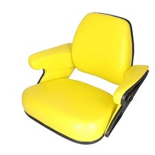 Seat Assembly Vinyl Yellow Fits John Deere 4050 4240 4250 4430 4440 4450 Ar81034