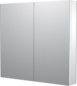Sunrosa Mirrored Medicine Cabinet Soft Close 30x31.5 White Surface Mount