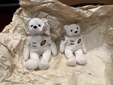 RARE /1000 - Walter Payton Plush Bears - A Tribute to Sweetness - set of two