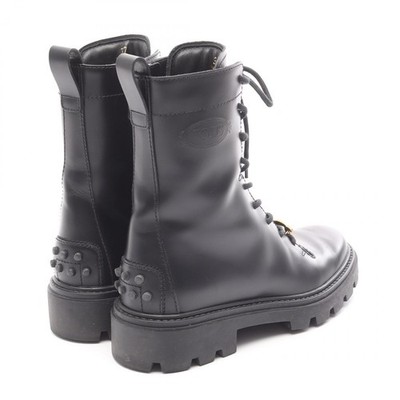 大幅お値下げ⚠️TOD'S コンバットブーツ　レースアップ　37 TOD'S Lace-up Combat Boots leather Black Size 37 Used Women | eBay