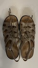 Revere Women’s Metallic Gold Leather Strappy Lace-Up Flat Sandals Sz 7 — photo 5