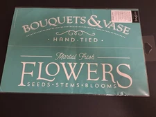 New 2018 Flower Market Collection Fresh Flowers Chalk Couture Transfer Stencil
