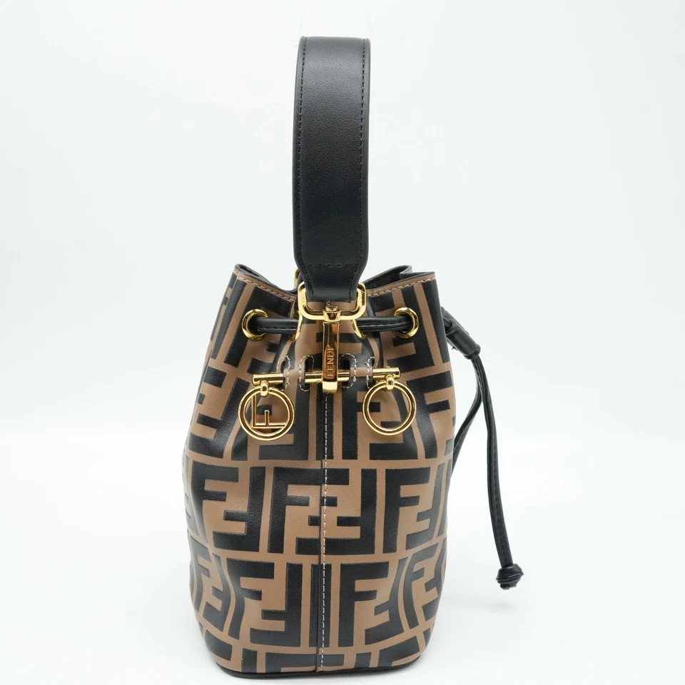 Authentic Preloved Fendi Mini Mon Tresor Bucket Bag Brown 8BS010A659F13VK - Image 2 of 4
