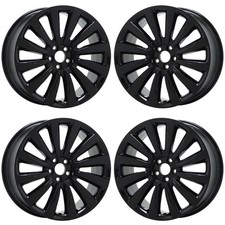 21" Lincoln Aviator Gloss Black wheels rims Factory OEM set 10240 EXCHANGE