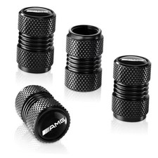 Tire Valve Stem Cap Cover for Mercedes Benz AMG Accessories Belt O Black-01