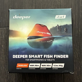 Deeper Start Smart Fishfinder Wireless 50m Depth for Smartphones/Tablets Orange