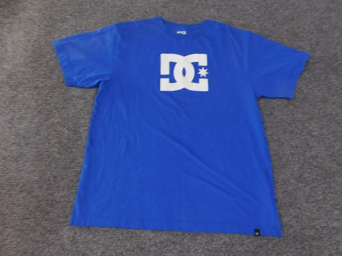 DC Shoes Shirt Mens XL Blue Heritage Skate Skateboarding Tee Graphic Cotton - Picture 2 of 15