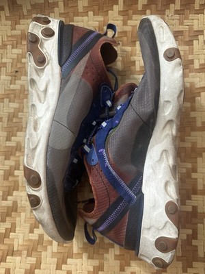 Nike React Element 87 Dusty Peach Athletic Lifestyle Shoes AQ1090-200 Men 10.5