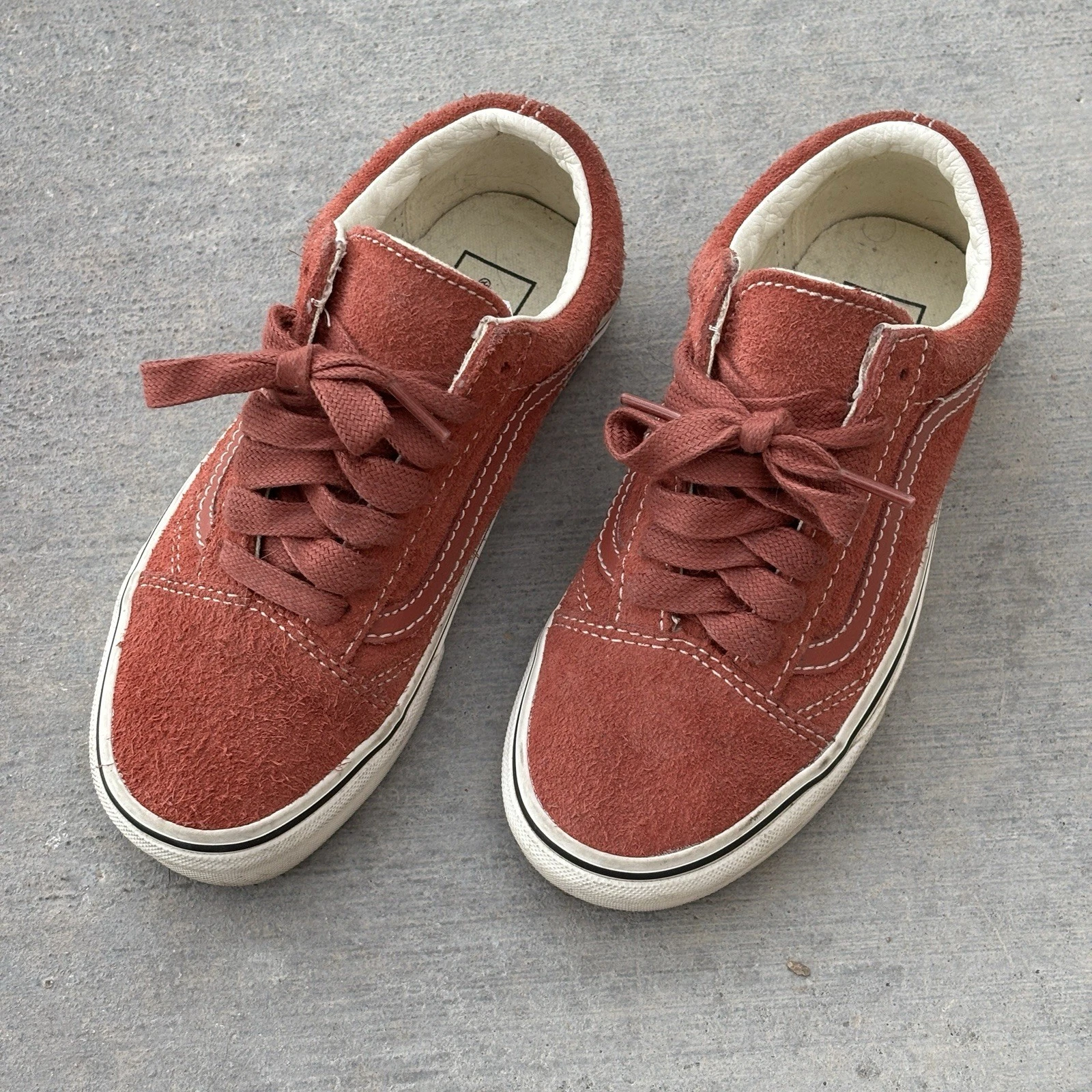 Vans Scamosciato Arancione Bruciato Uomo 3 5