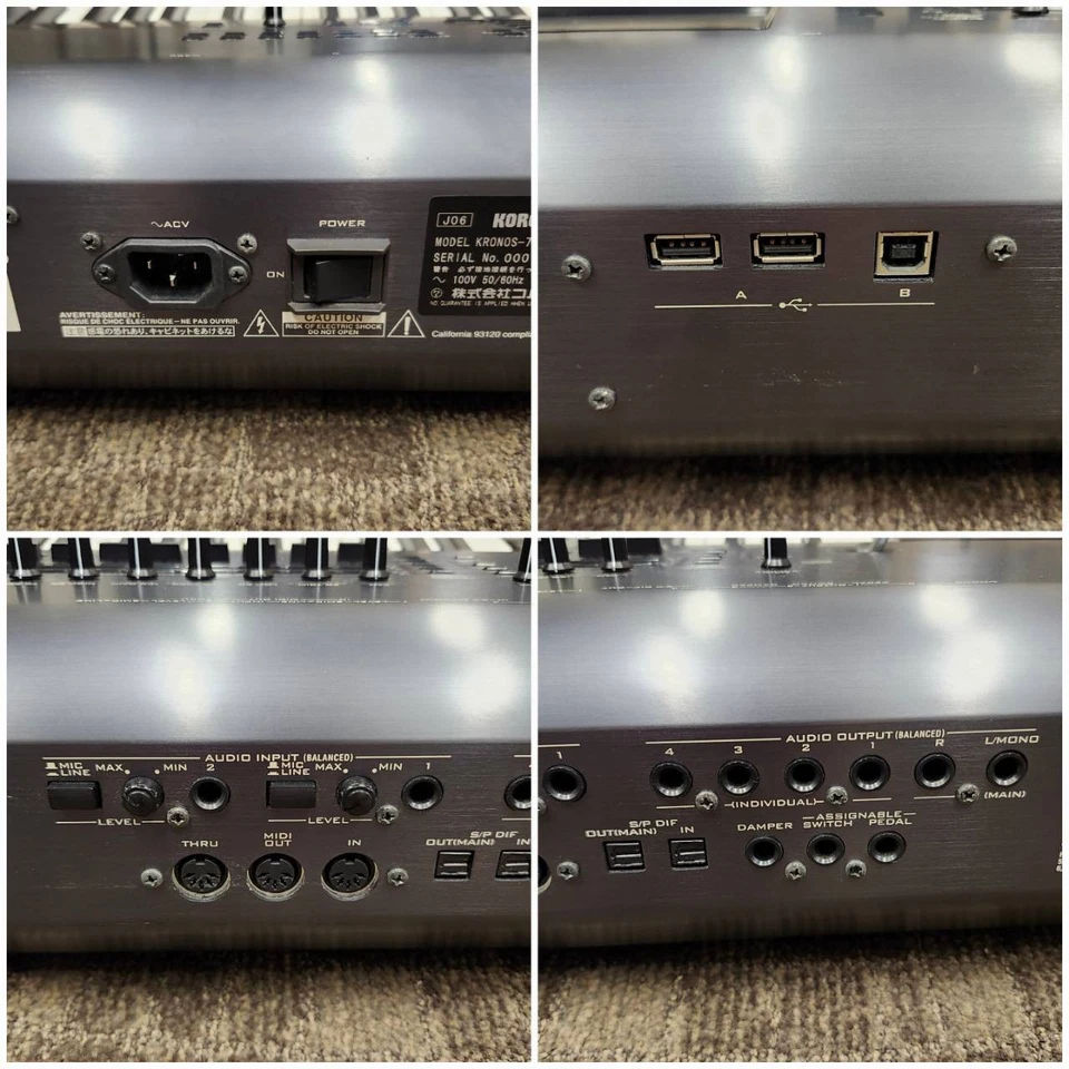 Korg Kronos 73-Key Music Workstation Synthesizer 9 Sound Engines w/ Power Cable - Image 4 of 4