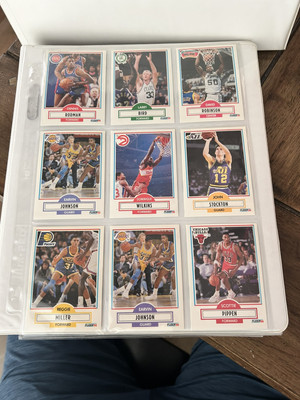 1990-91 Fleer Lot Of 9 Stars From 80 s / 90 s NM Or Better  