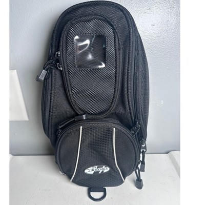 Joe Rocket Manta Magnetic Motorcycle Tank Bag Black Reflective Luggage
