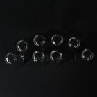Set of 7 Anchor Hocking Manchester Tartan Clear Juice Glasses 4 in — photo 3
