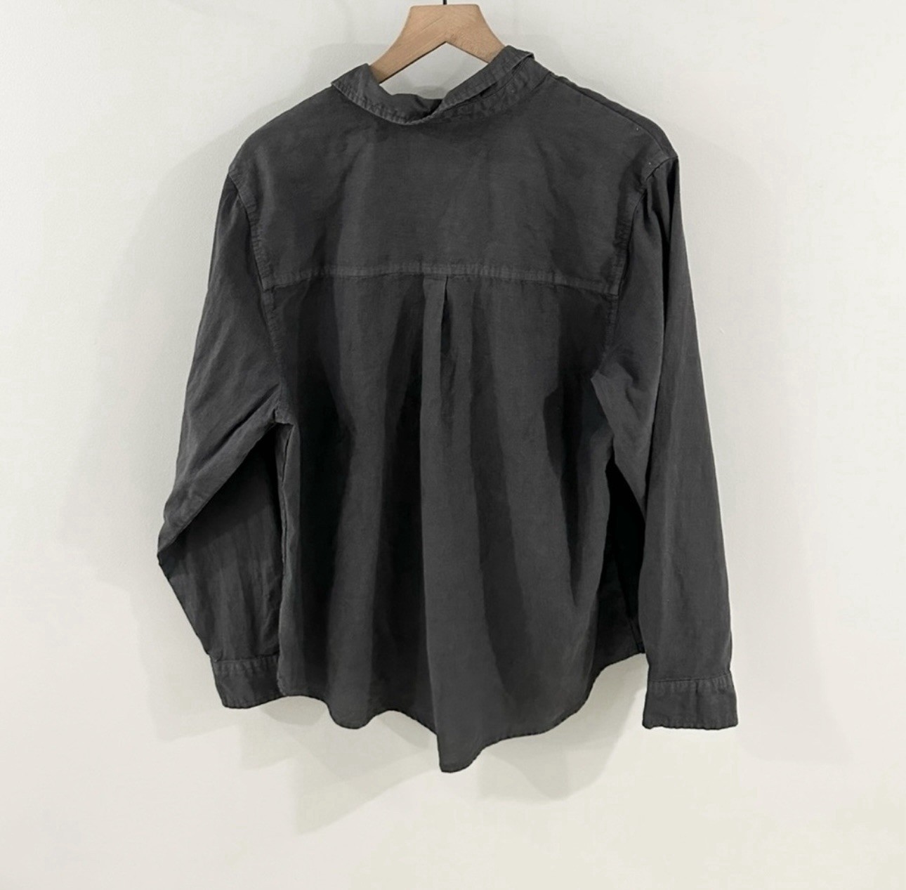 Universal Thread Button Front Blouse Gray Size XXL - image 7