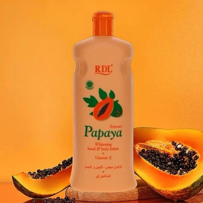 RDL Papaya lotion with Vitamin E 600ml   Skin Moisturizing Cream
