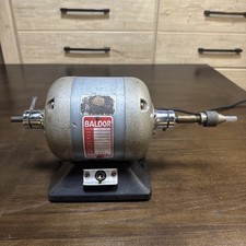 Baldor Model 221 Dental Polishing Lathe 1/6hp 2-Speed new power cord WORKS