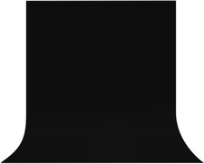Black Backdrop Background,10 X 7 FT Large Photography Backdrop Photo Photoshoot