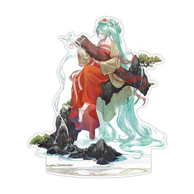 Character Vocal Series 01 - Hatsune Miku Acrylic Stand - Gao Shan Liu Shui Versi