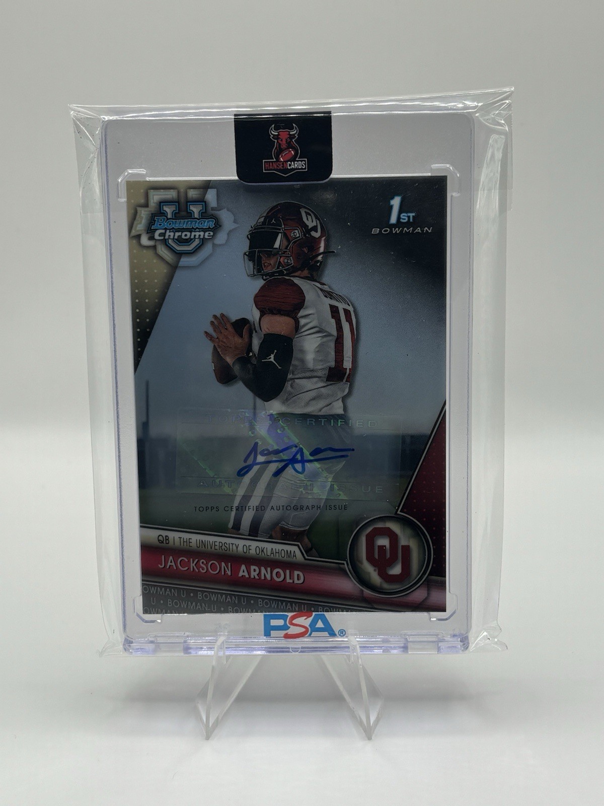 2023 Bowman University Chrome - Chrome Prospect Autographs Jackson Arnold #102  