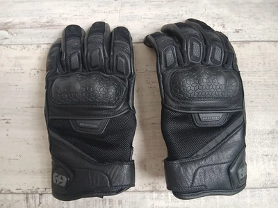 XXX Oxford Outback Leder & Netz Motorrad Sommer Handschuhe, Gr : M, Schwarz. - Bild 1 von 4