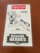 GIL Gripper Scuba Diver and Nemo rescue dolphin Vintage Fisher-Price 1998 NIB