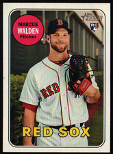 2018 Topps Heritage #605 - Marcus Walden RC - Boston Red Sox  18-1344