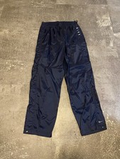 Vintage Nike Blue Button Tear-Off Windbreaker Track Pants Size XL