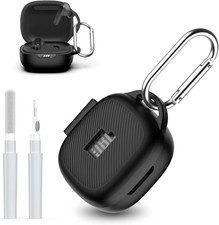 [3 in 1] for JBL Live Pro 2 Case Cover with Cleaner Kit, Logo Visible Design Scr