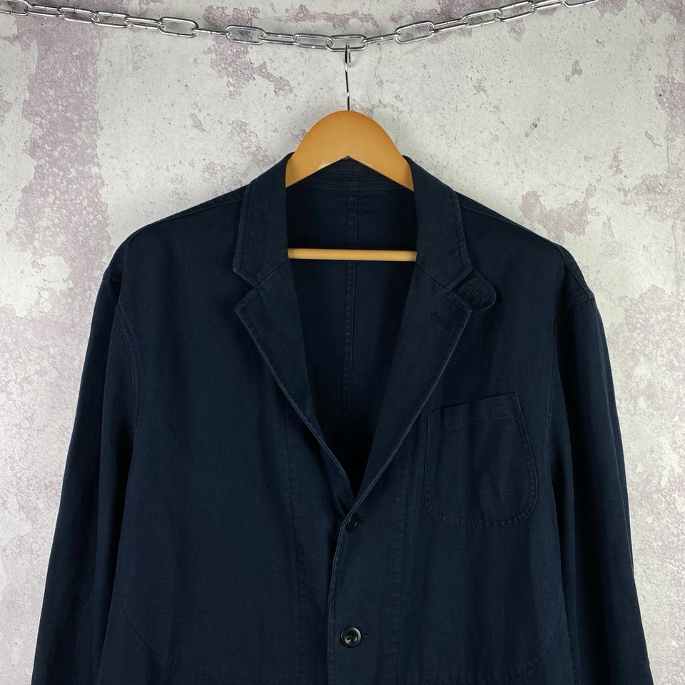 Vintage Polo Ralph Lauren Linen Blazer Jacket Men’s Luxury Y2K Classic Size XL - Image 2 of 4