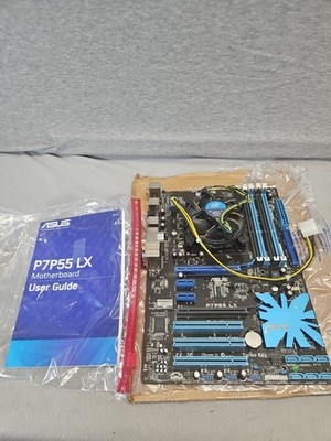 ASUS P7P55D-E LX Intel P55 DDR3 SATA III ATX Intel LGA 1156 Motherboard (A12)