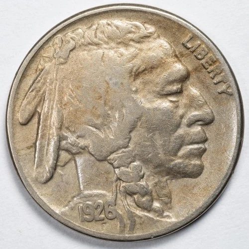 1926-S Buffalo Nickel San Francisco Mint Very Fine (VF)