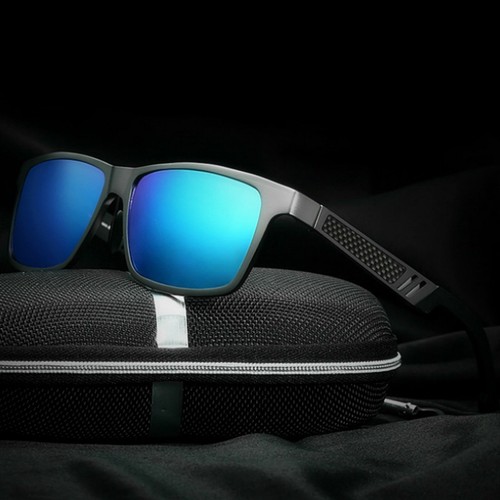 Aluminium Magnesium Polarisiert Sonnenbrille Herren Retro UV 400 Fahren Brille - Bild 3 von 23