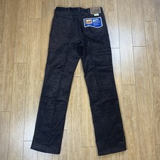 Vtg Lee Pants Men 31x32 Fits 30x32 Brown Corduroy Straight USA New Deadstock