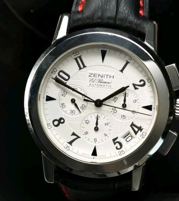 Zenith Port Royal El Primero  01/02.045.500 White Dial 40mm Chronograph w/papers