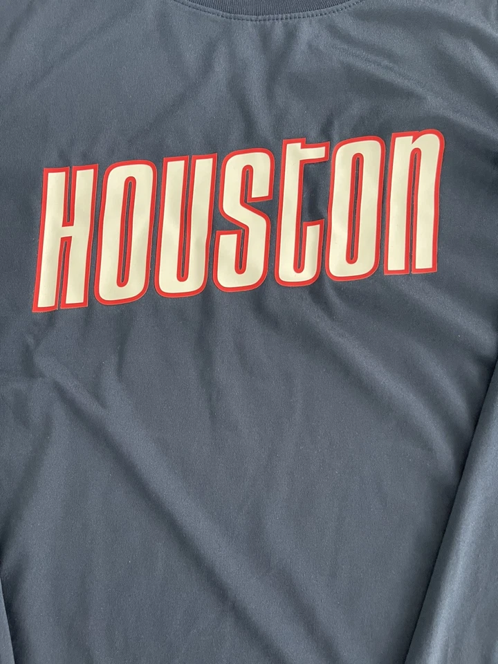 Nike Houston Rockets City Edition Warm Up Shooting Shirt Size L Men’s DN8496-419 - Image 2 of 4