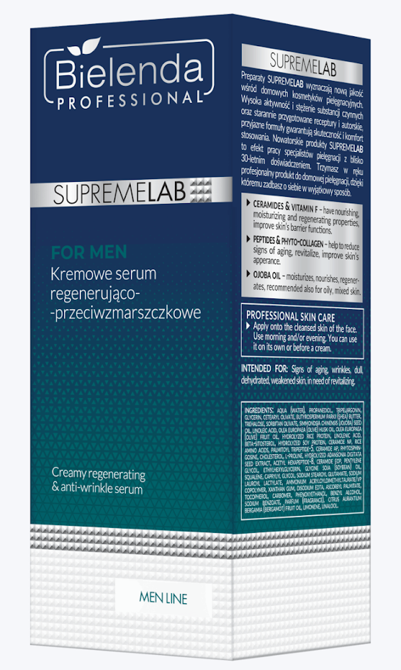 Bielenda Professional SupremeLab For Men Creamy Regenerating Anti Wrinkle Serum